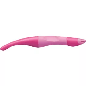   STABILO Rollertoll, 0,5 mm, balkezes, rózsaszín tolltest, STABILO "EASYoriginal Start", kék