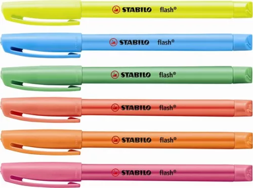 STABILO Szövegkiemelő, 1-3,5 mm, STABILO "Flash", rózsaszín