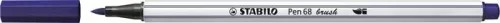 STABILO Ecsetirón, STABILO "Pen 68 brush", sötétkék
