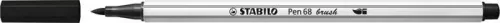 STABILO Ecsetirón, STABILO "Pen 68 brush", fekete