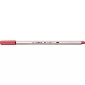   STABILO Ecsetirón, STABILO "Pen 68 brush", rozsdavörös