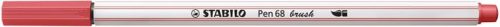 STABILO Ecsetirón, STABILO "Pen 68 brush", rozsdavörös