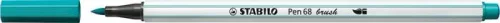 STABILO Ecsetirón, STABILO "Pen 68 brush", türkizkék