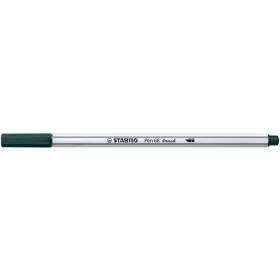   STABILO Ecsetirón, STABILO "Pen 68 brush", földeszöld
