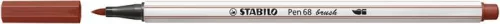 STABILO Ecsetirón, STABILO "Pen 68 brush", vörösesbarna