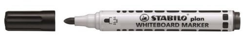 STABILO Táblamarker, 2,5-3,5 mm, kúpos, STABILO "Plan", fekete