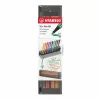 STABILO Filctoll készlet, 1 mm, STABILO "Pen 68", 10 db-os asztali készlet