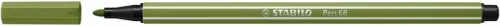 STABILO Filctoll, 1 mm, STABILO "Pen 68", mohazöld