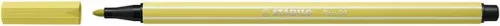 STABILO Filctoll, 1 mm, STABILO "Pen 68", mustár