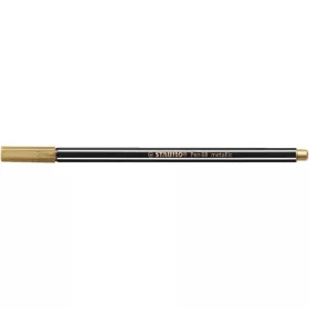   STABILO Filctoll, 1,4 mm, STABILO "Pen 68 metallic", arany