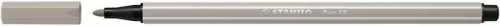 STABILO Filctoll, 1 mm, STABILO "Pen 68", melegszürke