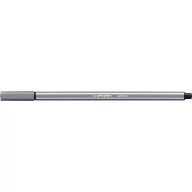   STABILO Filctoll, 1 mm, STABILO "Pen 68", sötét szürke