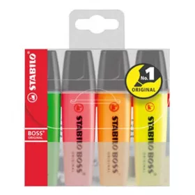   STABILO Szövegkiemelő készlet, 2-5 mm, STABILO "BOSS original", 4 különböző szín