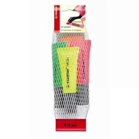   STABILO Szövegkiemelő készlet, 2-5 mm, STABILO "Neon", 4 különböző szín
