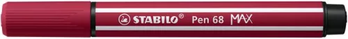 STABILO Filctoll, 1-5 mm, vágott hegy, STABILO "Pen 68 MAX", bordó