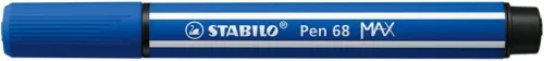 STABILO Filctoll, 1-5 mm, vágott hegy, STABILO "Pen 68 MAX", ultramarinkék