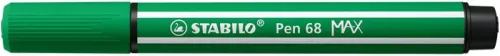 STABILO Filctoll, 1-5 mm, vágott hegy, STABILO "Pen 68 MAX", zöld