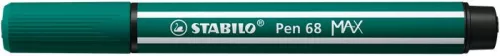 STABILO Filctoll, 1-5 mm, vágott hegy, STABILO "Pen 68 MAX", türkizzöld