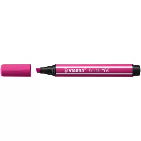   STABILO Filctoll, 1-5 mm, vágott hegy, STABILO "Pen 68 MAX", pink
