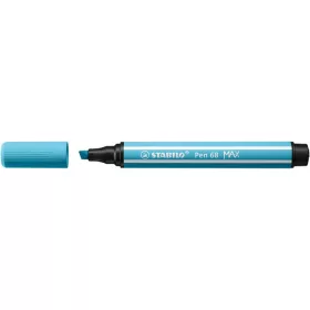   STABILO Filctoll, 1-5 mm, vágott hegy, STABILO "Pen 68 MAX", azúrkék