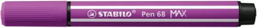 STABILO Filctoll, 1-5 mm, vágott hegy, STABILO "Pen 68 MAX", lila