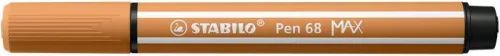 STABILO Filctoll, 1-5 mm, vágott hegy, STABILO "Pen 68 MAX", sötét okker