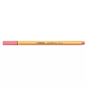   STABILO Tűfilc, 0,4 mm, STABILO "Point 88", neon piros