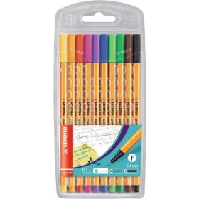   STABILO Tűfilc készlet, 0,4 mm, STABILO "Point 88", 10 különböző szín