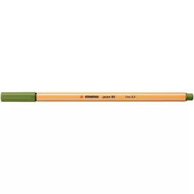   STABILO Tűfilc, 0,4 mm, STABILO "Point 88", moha zöld