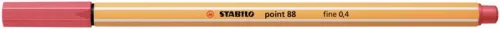 STABILO Tűfilc, 0,4 mm, STABILO "Point 88", rozsdavörös