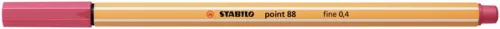 STABILO Tűfilc, 0,4 mm, STABILO "Point 88", eperpiros