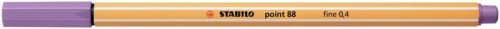 STABILO Tűfilc, 0,4 mm, STABILO "Point 88", szürkéslila