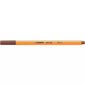   STABILO Tűfilc, 0,4 mm, STABILO "Point 88", vörösbarna