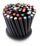   ART CRYSTELLA Ceruzák tartóban, vegyes színű SWAROVSKI® kristállyal, 50db-os szett, ART CRYSTELLA®