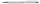 ART CRYSTELLA Golyóstoll, krémfehér, felül színjátszós fehér SWAROVSKI® kristállyal töltve, 14 cm, ART CRYSTELLA®
