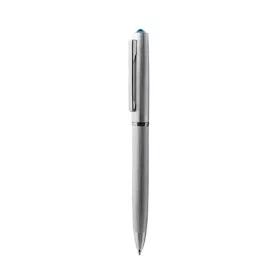   ART CRYSTELLA Golyóstoll, ezüst, "Oslo", aquakék SWAROVSKI® kristállyal, 13 cm, ART CRYSTELLA®