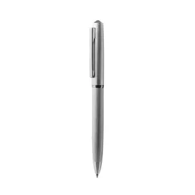   ART CRYSTELLA Golyóstoll, ezüst, "Oslo", black diamond SWAROVSKI® kristállyal, 13 cm, ART CRYSTELLA®