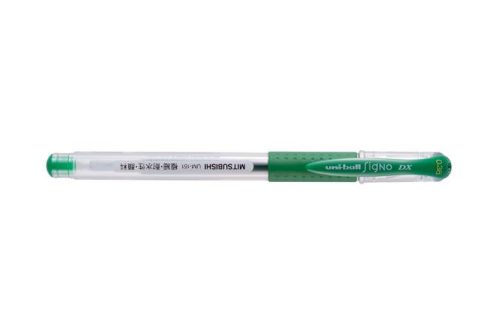 UNI Zseléstoll, 0,25 mm, kupakos, UNI "UM-151 Signo DX", zöld