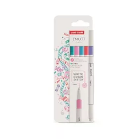   UNI Tűfilc készlet, 0,4 mm, UNI "Emott Candy Pop", 5 különböző szín