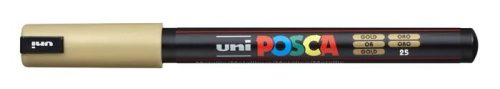 UNI Dekormarker, 0,7 mm, UNI "Posca PC-1MR", arany