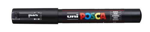 UNI Dekormarker, 0,7 mm, UNI "Posca PC-1MR", fekete