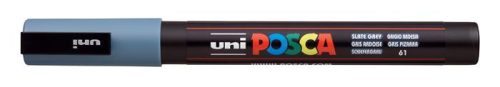 UNI Dekormarker, 0,9-1,3 mm, UNI "Posca PC-3M", palaszürke