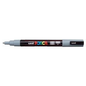   UNI Dekormarker, 0,9-1,3 mm, UNI "Posca PC-3M", szürke
