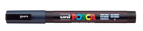 UNI Dekormarker, 0,9-1,3 mm, UNI "Posca PC-3M", tengerkék