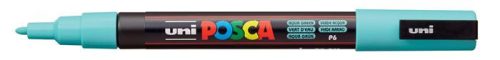 UNI Dekormarker, 0,9-1,3 mm, UNI "Posca PC-3M", tengerzöld