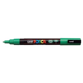   UNI Dekormarker, 0,9-1,3 mm, UNI "Posca PC-3M", zöld