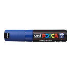   UNI Dekormarker, 8 mm, vágott, UNI "Posca PC-8K", kék