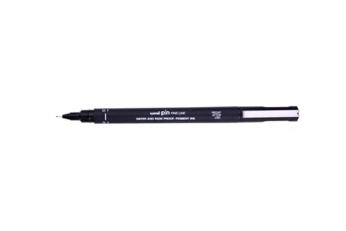UNI Rajzmarker, 0,1 mm, UNI PIN, fekete