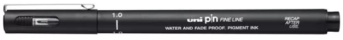 UNI Rajzmarker, 1 mm, UNI PIN, fekete