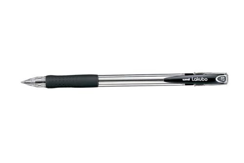 UNI Golyóstoll, 0,3 mm, kupakos, UNI "SG-100 Lakubo", fekete